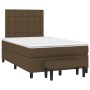 Cama box spring con colchón tela marrón oscuro 120x200 cm de , Camas y somieres - Ref: Foro24-3136904, Precio: 469,38 €, Desc...