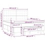 Cama box spring con colchón tela gris claro 160x200 cm de , Camas y somieres - Ref: Foro24-3136925, Precio: 616,17 €, Descuen...