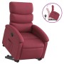 Sillón reclinable elevable tela rojo tinto en Sillones | Comprar online en Foru.es