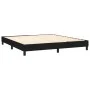 Box spring bed with black fabric mattress 160x200 cm by , Beds and slatted bases - Ref: Foro24-3140387, Price: 485,84 €, Disc...