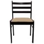 Sillas de comedor 2 uds madera maciza caucho terciopelo marrón de vidaXL, Sillas de comedor - Ref: Foro24-242028, Precio: 89,...