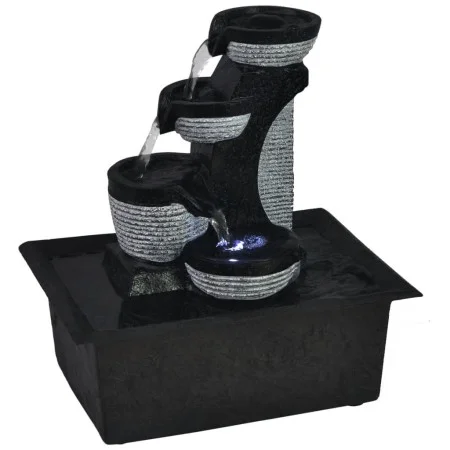 Fuente para interiores con luz LED de poliresina de vidaXL, Fuentes y cascadas - Ref: Foro24-242352, Precio: 33,19 €, Descuen...