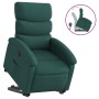 Sillón reclinable elevable tela verde oscuro en Sillones | Comprar online en Foru.es