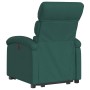 Sillón reclinable elevable tela verde oscuro en Sillones | Comprar online en Foru.es