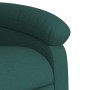 Sillón reclinable elevable tela verde oscuro en Sillones | Comprar online en Foru.es
