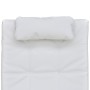 Diván con almohada de cuero sintético blanco de vidaXL, Divanes - Ref: Foro24-242217, Precio: 209,77 €, Descuento: %