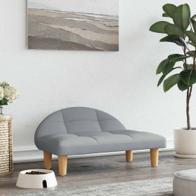 Cama para perros de tela gris claro 70x52x30 cm en Camas para perros | Comprar online en Foru.es