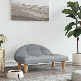 Cama para perros de tela gris claro 70x52x30 cm en Camas para perros | Comprar online en Foru.es