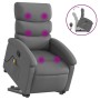Silla de masaje reclinable de pie de tela gris oscuro en Sillones | Comprar online en Foru.es