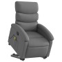 Silla de masaje reclinable de pie de tela gris oscuro en Sillones | Comprar online en Foru.es