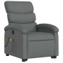 Silla de masaje reclinable de pie de tela gris oscuro en Sillones | Comprar online en Foru.es