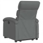Silla de masaje reclinable de pie de tela gris oscuro en Sillones | Comprar online en Foru.es