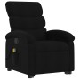 Sillón reclinable de masaje elevable tela negro en Sillones | Comprar online en Foru.es