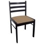 Sillas de comedor 4 uds madera maciza caucho terciopelo marrón de vidaXL, Sillas de comedor - Ref: Foro24-242029, Precio: 175...