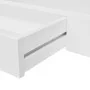 Floating wall shelf with 1 white MDF drawer for books/DVD by vidaXL, Shelves and shelves - Ref: Foro24-242188, Price: 56,62 €...