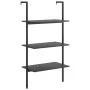 Estantería inclinada de 3 niveles negro 64x35x120,5 cm de , Librerías y estanterías - Ref: Foro24-336381, Precio: 61,32 €, De...