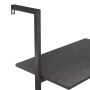 Estantería inclinada de 3 niveles negro 64x35x120,5 cm de , Librerías y estanterías - Ref: Foro24-336381, Precio: 61,32 €, De...