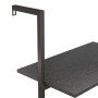 Estantería inclinada de 3 niveles negro 64x35x120,5 cm de , Librerías y estanterías - Ref: Foro24-336381, Precio: 66,33 €, De...