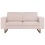 Conjunto de sofás 2 piezas de tela color crema de , Sofás - Ref: Foro24-276859, Precio: 781,64 €, Descuento: %