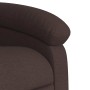 Silla de masaje reclinable de pie de tela marrón oscuro en Sillones | Comprar online en Foru.es