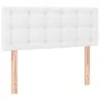 Headboard with LED white synthetic leather 100x5x78/88 cm by , Headboards and footboards - Ref: Foro24-3121697, Price: 50,55 ...
