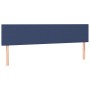 Cama box spring con colchón y LED tela azul 160x200 cm de , Camas y somieres - Ref: Foro24-3133011, Precio: 491,47 €, Descuen...