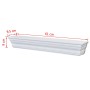 Estantes de pared Aaliyah 2 unidades blanco de vidaXL, Estantes y estanterías - Ref: Foro24-242439, Precio: 70,43 €, Descuent...