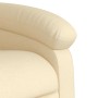 Silla de masaje reclinable de pie de tela color crema en Sillones | Comprar online en Foru.es