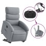 Sillón eléctrico reclinable elevable de tela gris claro en Sillones | Comprar online en Foru.es