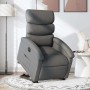 Sillón eléctrico reclinable elevable de tela gris oscuro en Sillones | Comprar online en Foru.es