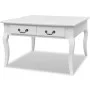 Mesa de centro clásica con 4 cajones blanca de vidaXL, Mesas de centro - Ref: Foro24-242436, Precio: 190,05 €, Descuento: %