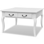 Mesa de centro clásica con 4 cajones blanca de vidaXL, Mesas de centro - Ref: Foro24-242436, Precio: 193,39 €, Descuento: %