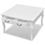 Mesa de centro clásica con 4 cajones blanca de vidaXL, Mesas de centro - Ref: Foro24-242436, Precio: 190,05 €, Descuento: %