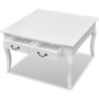 Mesa de centro clásica con 4 cajones blanca de vidaXL, Mesas de centro - Ref: Foro24-242436, Precio: 193,39 €, Descuento: %
