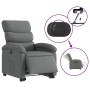Sillón eléctrico reclinable elevable de tela gris oscuro en Sillones | Comprar online en Foru.es