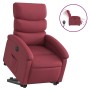 Sillón eléctrico reclinable elevable de tela rojo tinto en Sillones | Comprar online en Foru.es