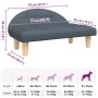 Cama para perros de tela gris oscuro 70x52x30 cm en Camas para perros | Comprar online en Foru.es