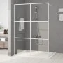 Transparente Duschwand aus weißem ESG-Glas, 140 x 195 cm von , Duschwände und Duschwände - Ref: Foro24-152124, Preis: 201,56 ...