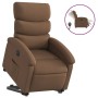 Sillón eléctrico reclinable elevable de tela marrón en Sillones | Comprar online en Foru.es