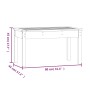 Banco de jardín madera maciza pino marrón miel 80x44x45 cm de , Bancos de jardín - Ref: Foro24-824000, Precio: 61,82 €, Descu...