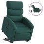 Sillón eléctrico reclinable elevable de tela verde oscuro en Sillones | Comprar online en Foru.es