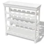Mueble botellero Abreu blanco de vidaXL, Botelleros - Ref: Foro24-242438, Precio: 110,11 €, Descuento: %