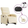 Sillón eléctrico reclinable elevable de tela color crema en Sillones | Comprar online en Foru.es