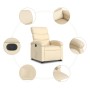 Sillón eléctrico reclinable elevable de tela color crema en Sillones | Comprar online en Foru.es