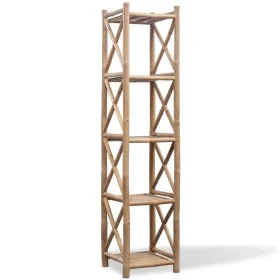 Estantería de Bambú Cuadrada de 5 Niveles de vidaXL, Librerías y estanterías - Ref: Foro24-242493, Precio: 97,96 €, Descuento: %