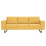 Juego de sofás 2 piezas de tela amarillo de , Sofás - Ref: Foro24-276864, Precio: 789,60 €, Descuento: %