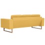 Juego de sofás 2 piezas de tela amarillo de , Sofás - Ref: Foro24-276864, Precio: 789,60 €, Descuento: %