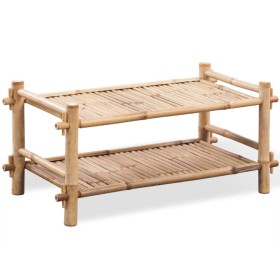 Zapatero de Bambú de Dos Niveles de vidaXL, Zapateros y organizadores de calzado - Ref: Foro24-242490, Precio: 61,92 €, Descu...