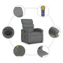 Sillón de masaje eléctrico reclinable elevable tela gris oscuro en Sillones | Comprar online en Foru.es