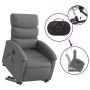 Sillón de masaje eléctrico reclinable elevable tela gris oscuro en Sillones | Comprar online en Foru.es